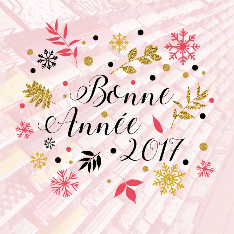 Bonne année 2017 chez Scrapmalin