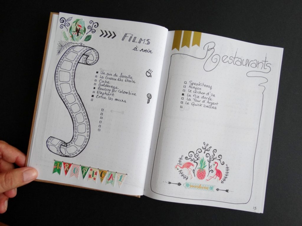 collections Bullet journal