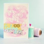 carte sizzix aquarelle